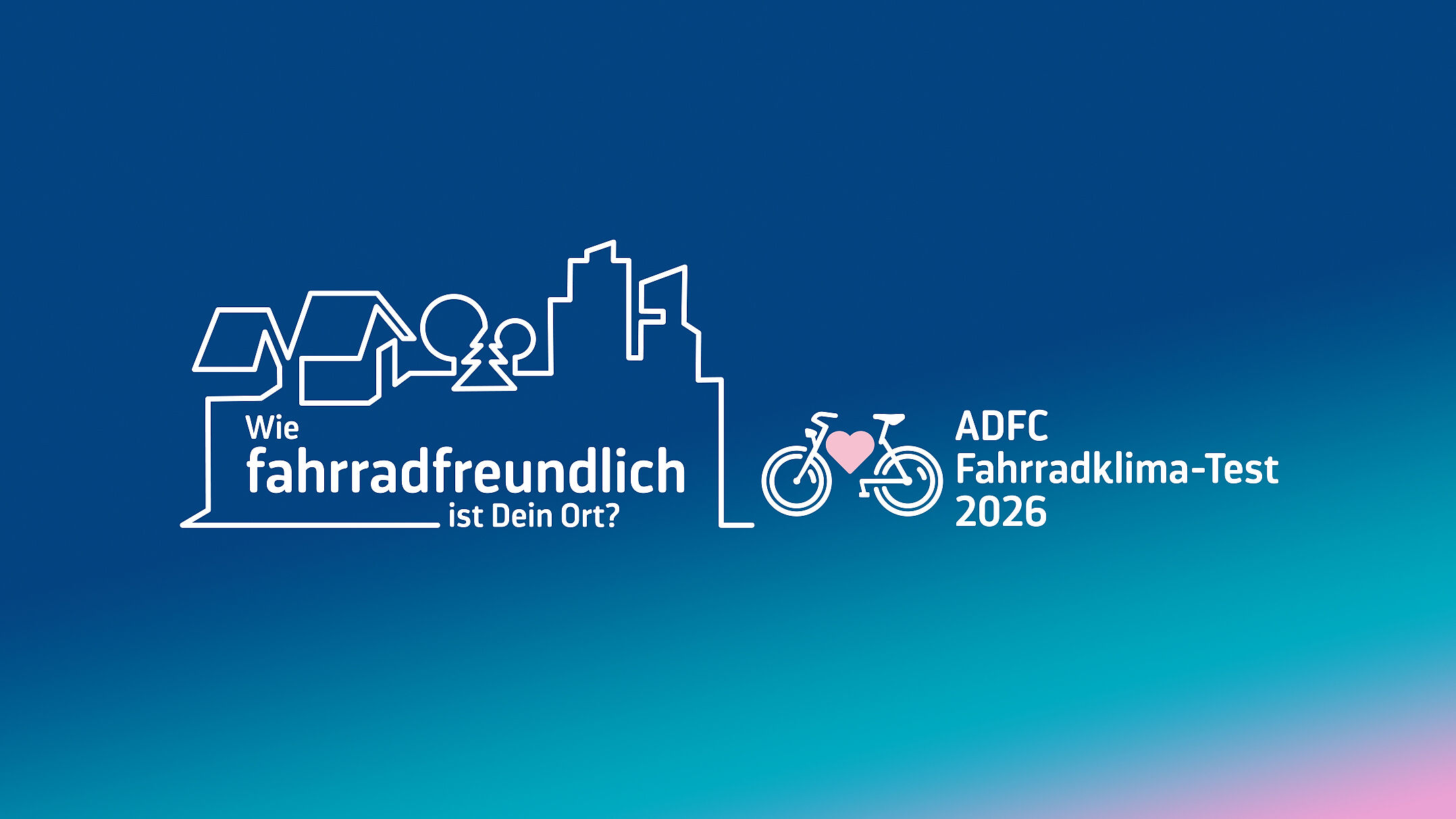 Aktionsmotiv Fahrradklima-Test 2026